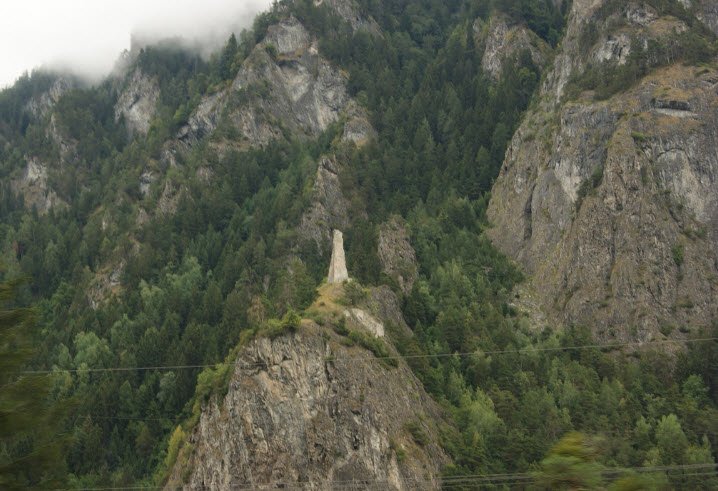 Ruine Hochjuvalt, Rothenbrunnen, Switzerland, Switzerland